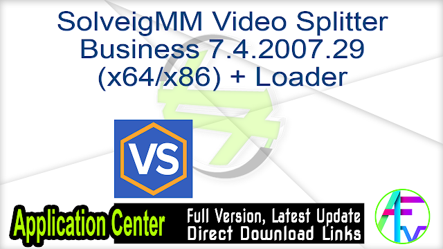 solveigmm video splitter business edition